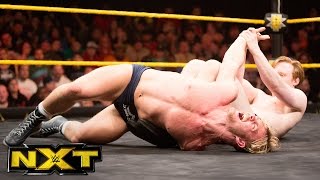 Tyler Bate vs Gentleman Jack Gallagher  WWE United Kingdom Title Match WWE NXT April 26 2017 [upl. by Kieffer313]