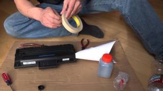 4 Easy Steps To Refill Laser Toner Cartridges Cheaply And Cleanly [upl. by Smitt469]