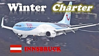 Incredible INNSBRUCK AIRPORT Plane Spotting 2018 • VERY BUSY WEEKEND • Winter Charter Flights [upl. by Yt873]