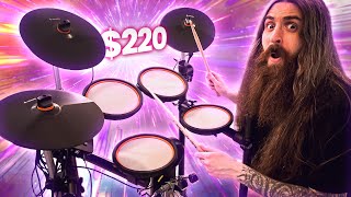 The CHEAPEST Electronic Drum Kit I’ve Ever Played [upl. by Yenhpad]