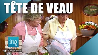 Recette  La tête de veau sauce ravigote de Maïté  Archive INA [upl. by Tessie]