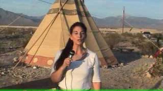 CAMPING EXPERIENCE  NATIVE AMERICAN TIPI CAMP IN USA [upl. by Ahtael]