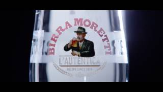 How to pour the perfect pint of Birra Moretti [upl. by Ahsirhcal]