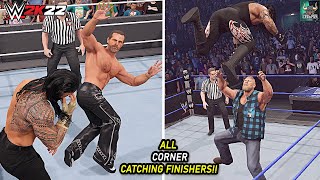 WWE 2K22 All Catching amp Corner Finishers [upl. by Thgiled]