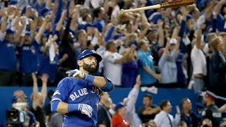 2015 ALDS Game 5  Rangers vs Blue Jays Jose Bautista Bat Flip game [upl. by Gretna]