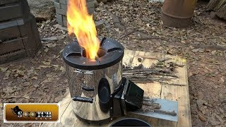 Best Rocket Stove SilverFire Survival Stove [upl. by Eoz]