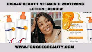 Disaar Beauty Vitamin C Whitening Lotion  Review [upl. by Roberson]