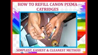 How to Refill Canon Cartridge [upl. by Ludeman]