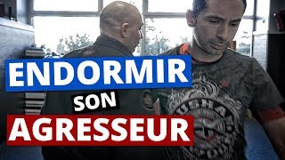 COMMENT ENDORMIR SON AGRESSEUR  SELF DEFENSE JJB LUTA LIVRE [upl. by Gorges924]