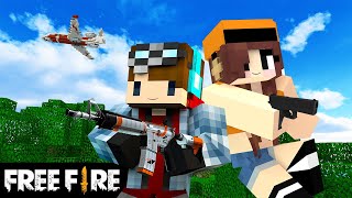 KITA MEMBUAT FREE FIRE JADI REALISTIS DIMAINKAN DI MINECRAFT [upl. by Yelrah]