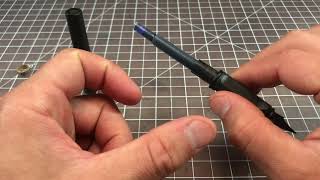 How to Install a Lamy Fountain Pen Cartridge [upl. by Brunella]