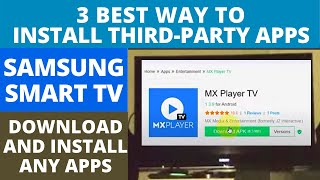 How to Install ThirdParty Apps in Samsung Smart TV that is Not Available In App Store 3 Easy Fixes [upl. by Kerge]