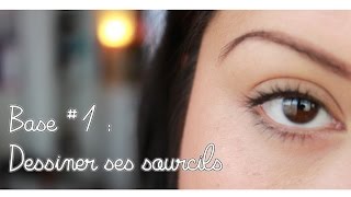 Comment dessinercréer des sourcils trop épilés [upl. by Ttezzil]