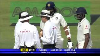 Ishant Sharma vs Dhamika Prasad epic fight India vs Srilanka match Third Test HD [upl. by Eeralav]