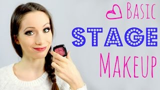 Basic Stage Makeup Tutorial [upl. by Areval]