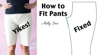 How to Fit Pants  Pants Fitting Tutorial [upl. by Amersham]