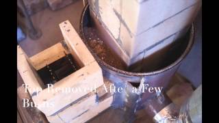 Homemade Gravity Fed Pellet amp Wood Fired Rocket Stove [upl. by Camilla975]