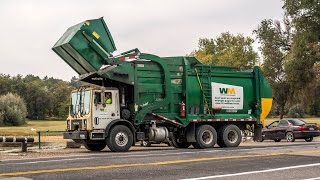 Mack MR  McNeilus Pacific Series Front Load Garbage Truck [upl. by Ginder840]