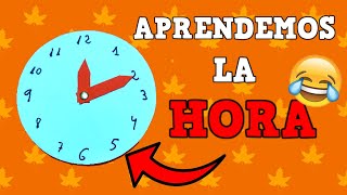 COMO HACER UN RELOJ DE CARTON PARA APRENDER LA HORACARDBOARD CLOCK TO LEARN THE TIME [upl. by Neelram]