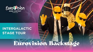 Eurovision Backstage  Day 6 Intergalactic Stage Tour  Eurovision News from Turin 2022 [upl. by Assiroc]