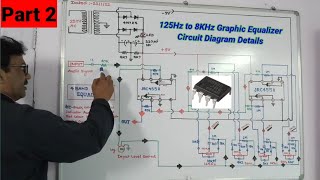 Part 2 Audio System Design 4 Band Graphic Equalizer Circuit Diagram Details 3ic 4558 [upl. by Nnaeilsel570]