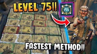 How to get LEVEL 75 in the Merchant Alliance FAST and EASY  Sea of Thieves [upl. by Zed]