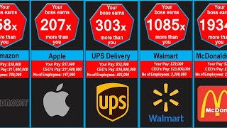 Company Pay Comparison YOU vs your Boss [upl. by Ramahs]