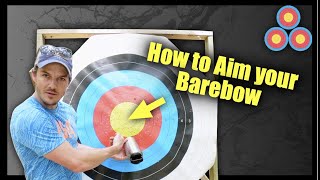 How to Aim while Shooting Barebow Archery [upl. by Minardi535]