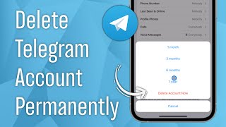 How To Delete Telegram Account [upl. by Aikram148]