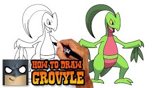 How to Draw Pokemon  Grovyle [upl. by Shutz]