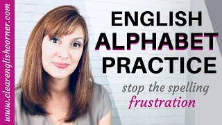 How to Say English Letters American English Alphabet Pronunciation [upl. by Eibot880]