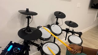 Donner DED200  Electric Drum Set Review [upl. by Karlow]