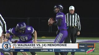 Waunakee tops Menomonie moves to level 4 [upl. by Bernardine583]