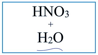 HNO3  H2O Nitric acid plus Water [upl. by Akinahc333]