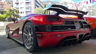 21 Year Old Boy Drives His 1400HP Koenigsegg Agera R in Monaco [upl. by Rahab]