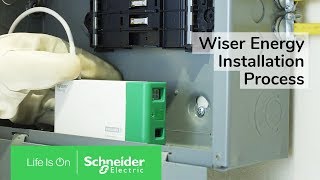 Wiser Energy Residential Monitoring Installation Video  Schneider Electric [upl. by Yrok]