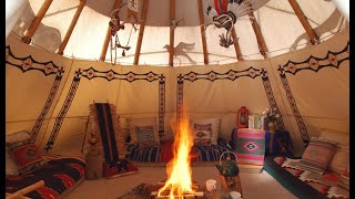 Nomadics Tipi Makers  The Essence of the Teepee Experience [upl. by Eeliram302]