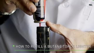 How to Fill a Butane Torch Lighter [upl. by Chandless301]