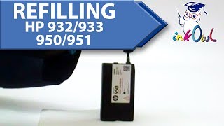 How to refill HP 932 933 950 951 Ink Cartridges [upl. by Icyac]