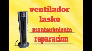 Ventilador de torre lasko reparar motor y como colocar el fusible termico [upl. by Lalat568]