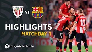 Highlights Athletic Club vs FC Barcelona 10 [upl. by Angi]