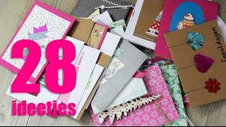 28x DIY kerstkaarten maken [upl. by Akeit]