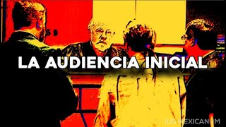 LA AUDIENCIA INICIAL  SISTEMA PENAL ACUSATORIO [upl. by Hartnett]