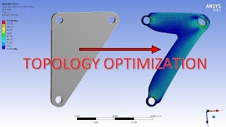 ANSYS 181 Topology Optimization [upl. by Yenaiv]