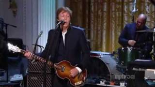 Paul McCartney and Stevie Wonder  Ebony And Ivory Live at the White House 2010 [upl. by Ssitruc88]