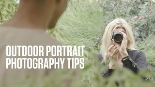 Canon Tips  How to shoot portraits outdoors [upl. by Adehsar146]