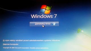 Instalacja Windowsa 7 Home Premium z CD obok 10 i XP [upl. by Licna]