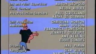 Johnny Bravo Season 1 1997 UK Credits YouTube [upl. by Emmott]