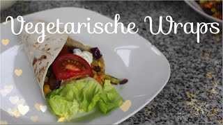 Vegetarische Wraps  gesunder Snack [upl. by Finer989]