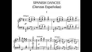 Enrique Granados  12 Spanish Dances Op37 Complete [upl. by Ardyaf]